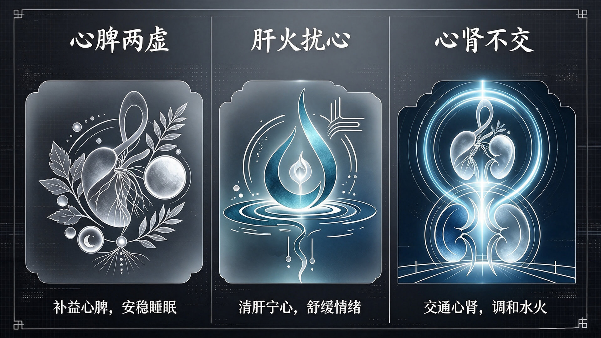 三种失眠证型与对应音色调式
