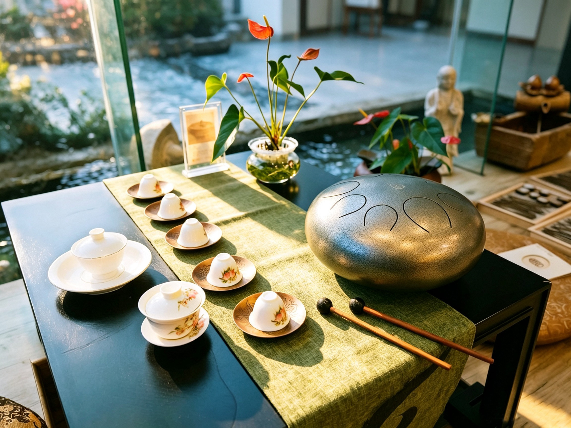 午后静心场景配图